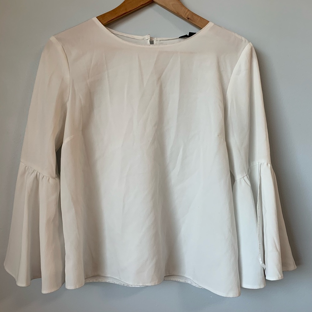 Topshop White Blouse